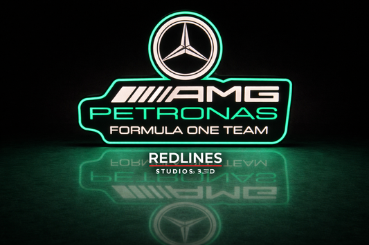 Mercedes AMG Petronas LED Dimmable light box