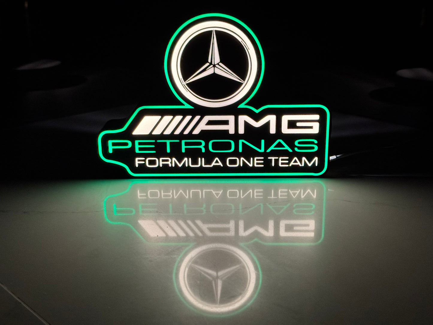 Mercedes AMG Petronas LED Dimmable light box