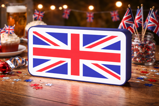 Union Jack LED Dimmable Light Box